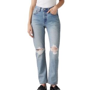 NWT Levi’s High Rise 501 Straight Leg Jeans